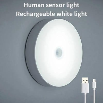 4 stuks Oplaadbare LED Nachtlamp met Bewegingssensor Wanddecoratie Slaapkamer Nachtlamp Keukenkastverlichting Kinder Nachtlampje 4PCS(white)