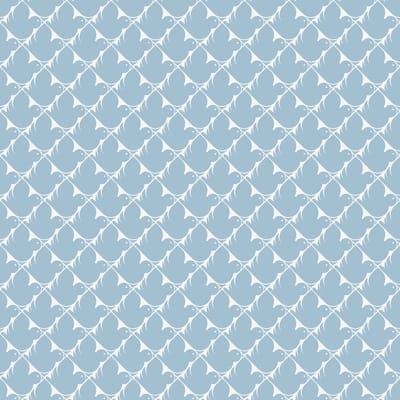 Boråstapeter Vliesbehang 4844 - New Heritage - Dieren Blauw - 53cm x 10.05m