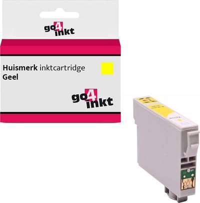 Compatible inkt voor Epson 502XL van Go4inkt inktcartridge - Geel / yellow - Expression Home XP-5100 XP-5105 XP-5115 XP-5150 XP-5155 WorkForce WF-2860DWF WF-2865DWF WF-2880DWF WF-2885DWF