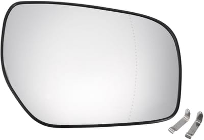 Dailygoods - Auto Buitenspiegel Glas Rechts - Vervanging - Verwarmd - Wit Glas - Aspherisch - Geschikt voor Renault Koleos - Model 2012-2014