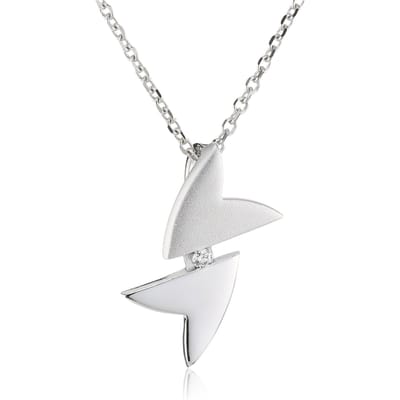 Orphelia Dames 925 Sterling Zilveren Ketting met Hanger - Zilver ZH-4639