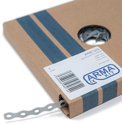 Gegalvaniseerde stalen bevestigingsband 10 meter rol 12 mm