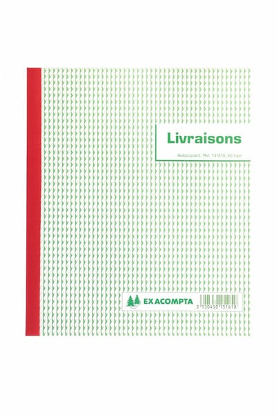 Exacompta Doorschrijfpapier Leveringen 21x18cm 50 bladen triple zelfkopiërend - - 13161E
