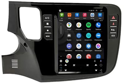 Carplay autoradio geschikt voor Mitsubishi Outlander | 2012 t/m 2019 | Android 13 | Draadloos Apple Carplay & Android Auto | 2GB + 32GB | Tesla Style | 8-Core processor | Davilon | 2012 2013 2014 2015 2016 2017 2018 2019 | Bluetooth & Wifi