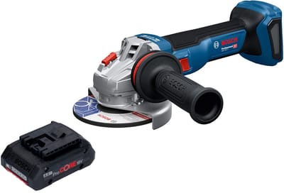 Bosch GWS 18V-11 Professional accu haakse slijper 18 V 125 mm + 1x ProCORE accu 4,0 Ah - zonder oplader