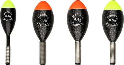 Reniers Fishing Dobber Jigger RF 45 – Voorgewogen Jiggerdobber voor Karper, F1 en Brasem - Kleur: geel,Maat: 0.20g