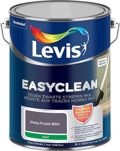 Levis - Easyclean Tegen Zwarte Strepen Mix - Shady Purple B50 - Mengverf - 5 L