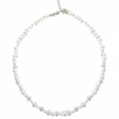 Parel ketting Wit 45 cm synthetisch - Charme Bijoux
