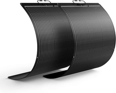 Flexibele Zonnepanelen - Zonnepaneel Kit - Energie Opwekken - Ultradun ETFE Profiel - 200 Watt - Zwart