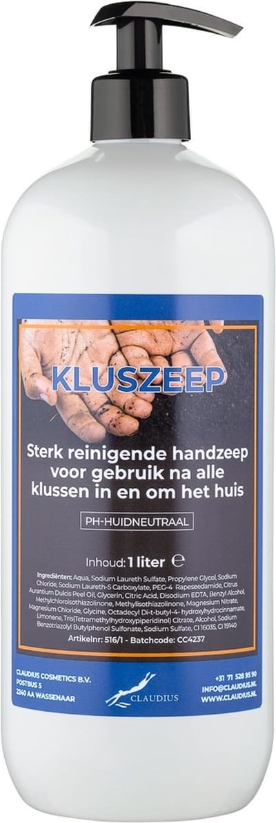 Claudius Kluszeep 1 liter - met gratis pompje