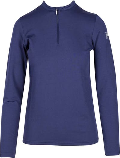 Mondoni Active Trainingsshirt Longsleeve - Maat: XS - Donkerblauw - Polyester