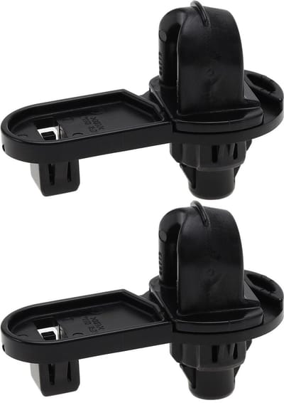 Golden crown - Auto Bonnet Stay Clips - 2 Stuks - Duurzaam Plastic - Zwart - Bevestigingshouder - Motor Ondersteuning - Compatibel met Nissan Qashqai