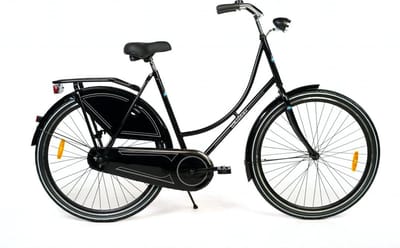Wheelerz omafiets 28" 57cm glanszwart