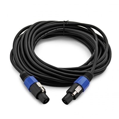Essentials 2-polige NL4 Luidsprekerkabel, 10 m