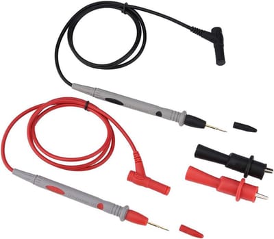 Multimeter Testkabels Set met Goud-geplateerde Banana Stekers en Krokodillenklemmen - 1000V 20A Precisie Meetaccessoires