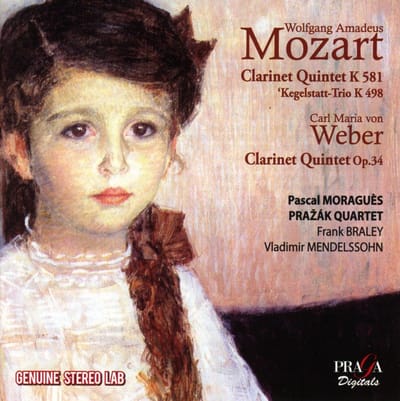 Pascal Moraguès, Frank Braley, Prazák Quartet - Mozart & Von Weber: Clarinet Quintet (Super Audio CD)