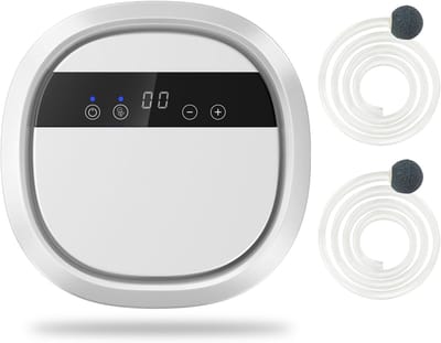 Draagbare ozongenerator, multifunctioneel ozonapparaat met timer voor lucht, water, voedsel, huis, kantoor en auto (wit)
