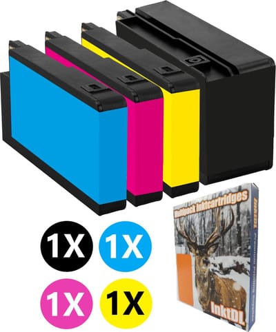 Huismerk geschikt voor HP 950/951 XL Inktcartridges - Geschikt voor OfficeJet Pro 276DW - 8100 - 8600 - 8610 - 8620