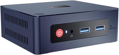Mini PC - Compacte Computer - Multimediale Entertainment - Dubbele 4K Uitgangen - 15.5 x 10.2 cm - Zwart