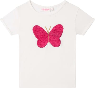 Someone FELICE-SG-02-M Meisjes T-shirt - ECRU