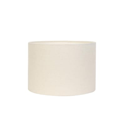 Light & Living Cilinder Lampenkap Livigno - Eiwit - Ø25cm - Landelijk