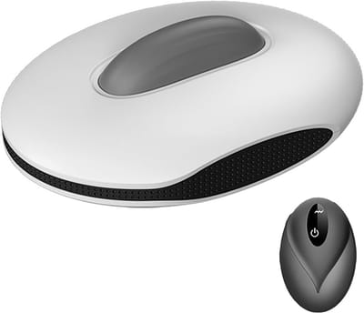 Kegel-trainer – Trainer voor het versterken van de bekkenbodemspieren (voor mannen en vrouwen) – Intelligente elektrische massager met afstandsbediening voor de PC-spier（Wit）