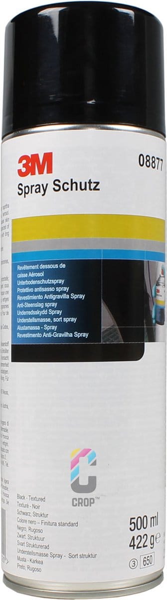 3M 08877 Anti-Steenslag Bescherming Spuitbus 500ml - Zwart - Middel/Grof