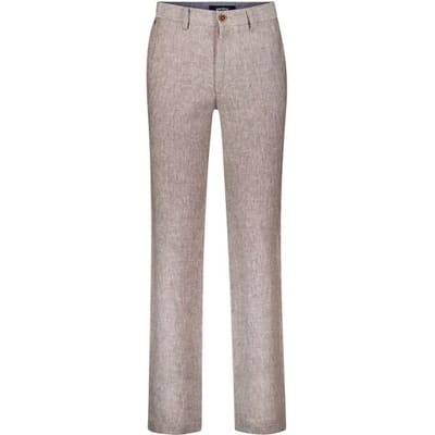 Gardeur Broek Ruben Fine Linnen Cool Touch Superior Yarn Dye Beige / male