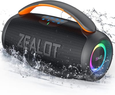 Krachtige Draadloze Bluetooth Speaker met 50W Stereo Geluid en IPX6 Waterdichte Bescherming