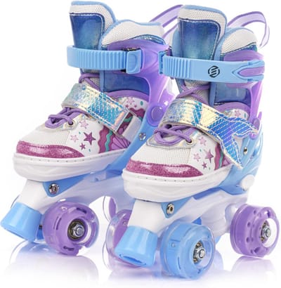 Equivera Rolschaatsen Meisjes - Skeelers Meisjes - Rolschaatsen Kinderen - Cadeautip voor uw kind!