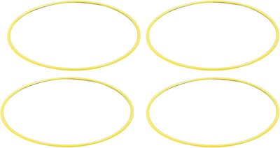 Velgbeschermers Set - Krasbescherming Wiel - Auto Onderhoud - Zelfklevend Universeel - 18 Inch Velgen - Geel
