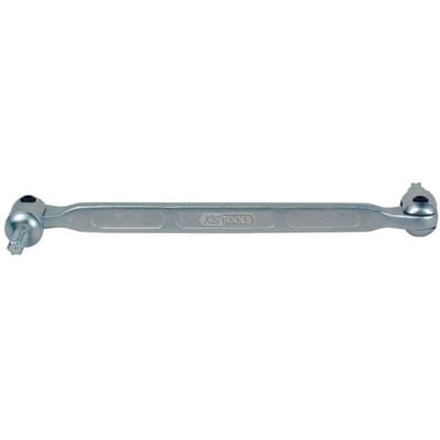 KS Tools 517.0319 517.0319 Dubbele scharniersleutel Uitvoering Buiten-T-profiel 245 mm 1 stuk(s)