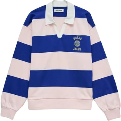 Gestreepte lange mouwen polo voor dames Salsa Jeans