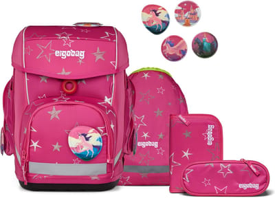 ergobag schooltas Cubo Set 5-delig SternzauBär roze