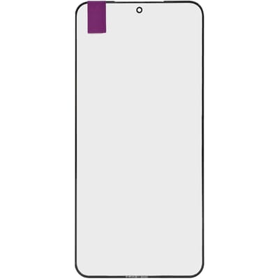 Ensemble de remplacement d'écran en verre de lentille extérieure avant avec kit d'outils de réparation pour téléphone mobile S24 black