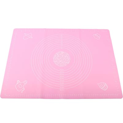 Siliconen Kneedmat met Schaal Snijplank Antislip Bakgereedschap Hittebestendige Ovenmat white