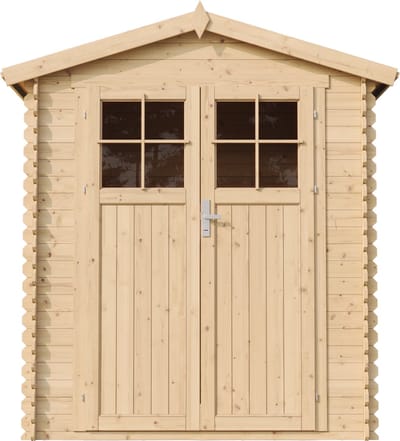 Timbela M320F+M320G - Houten tuinhuis - 2,82 m² - 186x196xH224 cm - met vloer