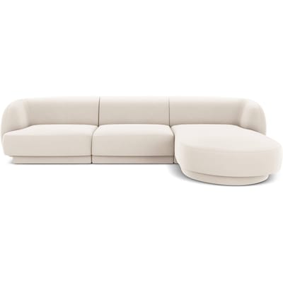 3.5-zitshoekbank Miley rechts velvet | Micadoni Limited Edition