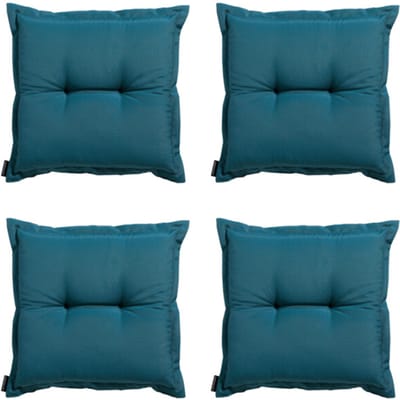 Madison - Zitkussen Panama sea blue - Ca. 50x50 cm - Set van 4