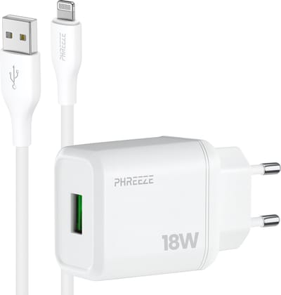 Phreeze usb lader geschikt voor iPhone en iPad met Lightning kabel - 5 V 3 A usb adapter