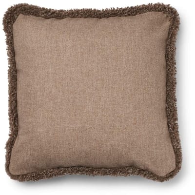 Sheepskin House - Kortharig Schapenvacht Kussen - KW rand - 52x52 cm