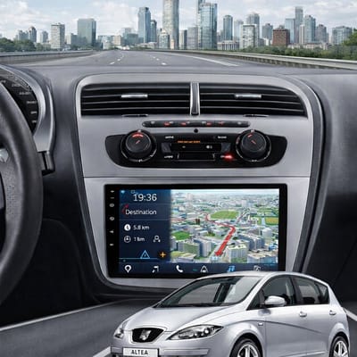 ADIVOX T1 9 inch geschikt voor Seat Altea/Toledo 2004-2015 Android 15 CarPlay/Auto/Wifi/RDS/DSP/NAV/DAB+