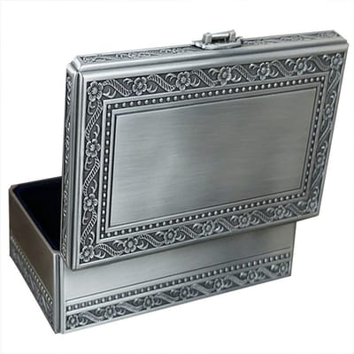 IMstore - Minimalisme - Dames Sieraden - Hoge Kwaliteit - Zilver - Sieraden Box - Perfect voor Cadeaus - Compact Ontwerp