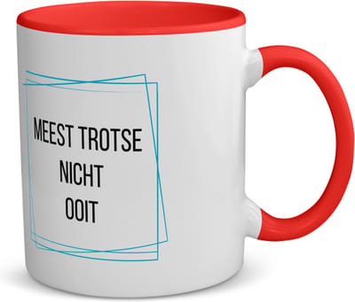 Akyol - meest trotse nicht ooit koffiemok - theemok - rood - Nicht - trotse nicht - verjaardagscadeau - verjaardag - cadeau - cadeautje voor nicht - nicht artikelen - kado - geschenk - gift - 350 ML inhoud