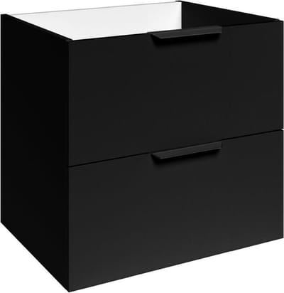 Allibert PLAY Wastafelonderkast 60 cm, Mat Zwart zonder sifonuitsparing