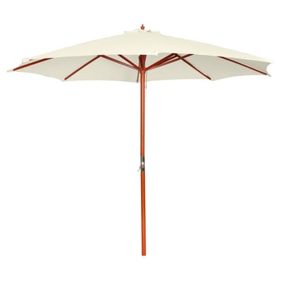 vidaXL - Parasol - 300x258 - cm - zandwit