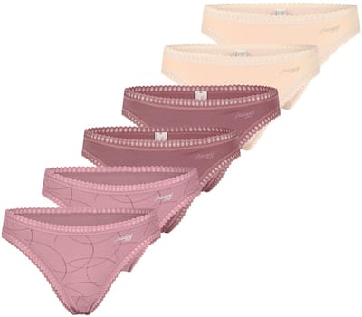 sloggi Dames string 6 pack GO Crush