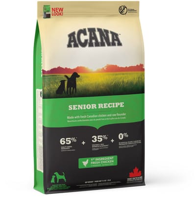 Acana Hondenvoer - Senior Granenvrij - 11,4 kg met Verse Kip en Groenten