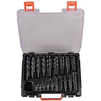 Projahn boormagazijn ECO, HSS-R, 170-delig, Ø 1-10 mm / 0,5 mm stappen, kunststof magazijn