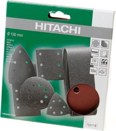 Hikoki Schuurschijf diameter150 k240 (10 st)
